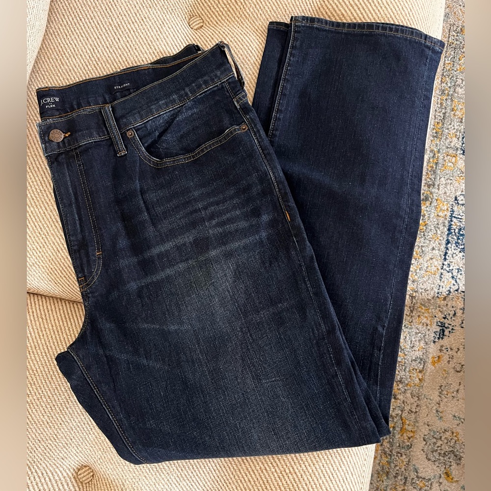 NWT J Crew Mens Straight Fit Signature Flex 38X32